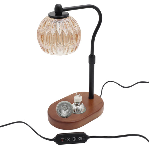 Candyl Elegant Candle Warming Lamp w/Timer - Black